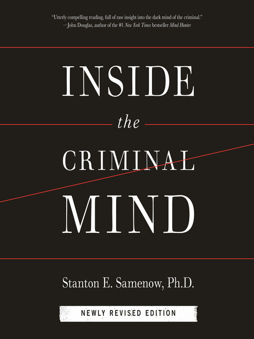 Title details for Inside the Criminal Mind by Stanton Samenow - Wait list